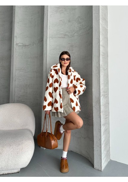 Asur Butik Kadın Kuzu Model Yumuşak Peluş Mont fiyatları