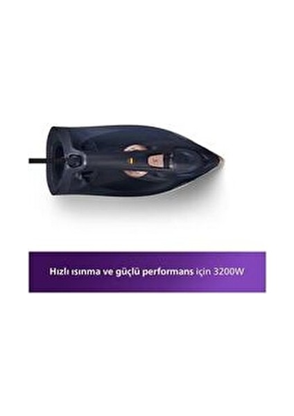 Azur Advanced Essential 7500 Series 3200 W Buharlı Ütü, Lacivert , DST7510/80 modelleri