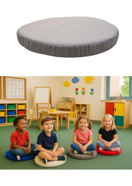 Kreş Anaokulu Aktivite Minderi Oyun Minderi 40X40X5 cm - Sandalye Minderi - Bahçe Dekor Minderi