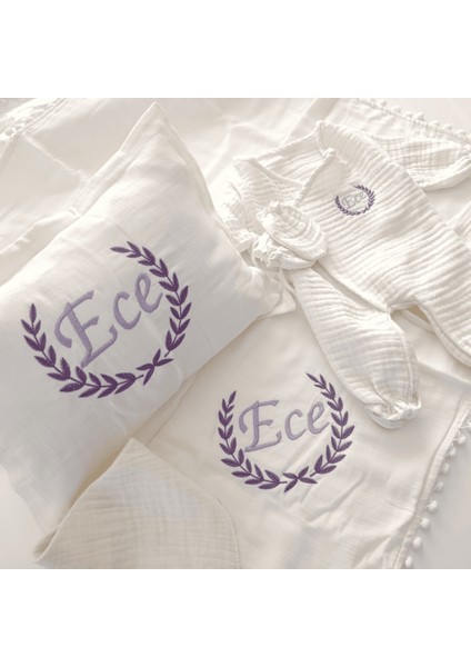 Isim Yazılı Yenidoğan Hastane Çıkışı Seti - 6 Parça Kişiye Özel Müslin Bebek Ürünleri fiyatları