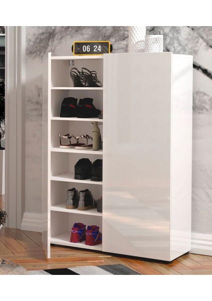 Vitim Kulpsuz Mdf Ayakkabılık - Giyinme Odası Dolabı - Saklama Alanı