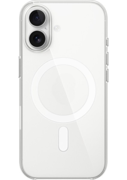 iPhone 17 Magsafe Uyumlu Şeffaf Sert Pc Kılıf