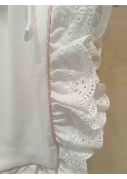 Yeni Doğan Kız Bebek Fistolu Tulum Şapka Eldiven Battaniye Takımı / Hastane Çıkışı fırsatları