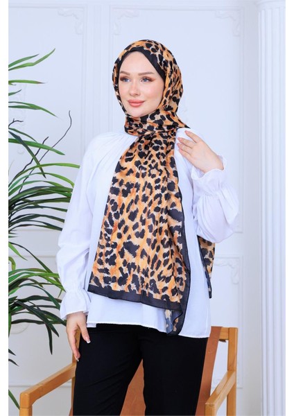 Leopar Desenli Dijital Soft Şal fırsatları