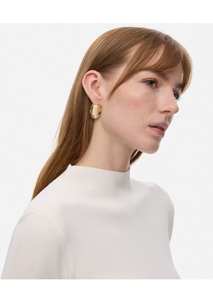 Reçineli ve Oval Formlu Küpe Seti IW6250068123019 fiyatları