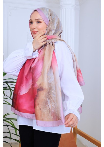 Modern Çiçek Desenli Dijital Soft Şal fırsatları