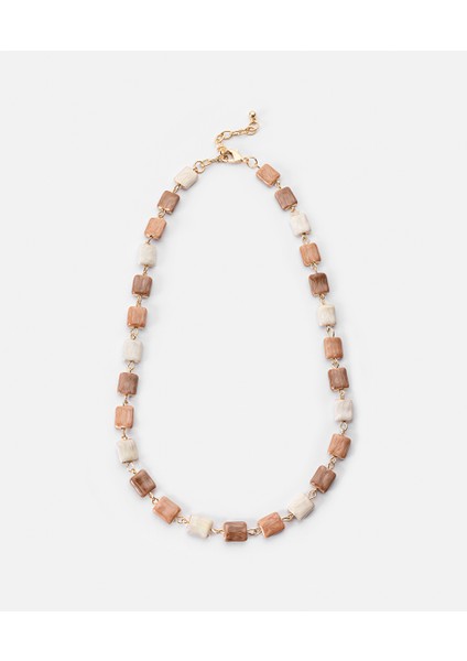 Çok Renkli Reçineli Kolye IW6250051069007