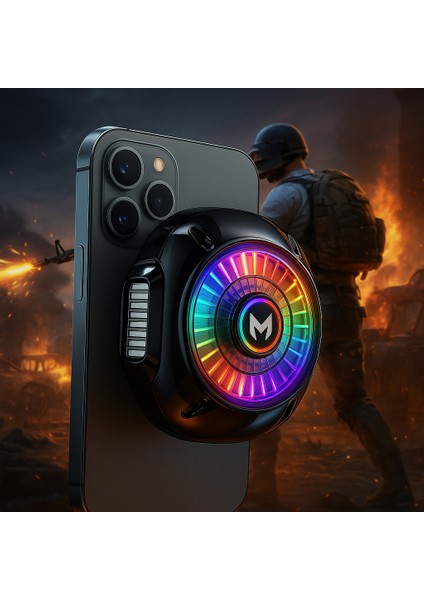 CX10 Rgb Manyetik Telefon Soğutucu Fan – Sessiz ve Güçlü Soğutma fiyatları