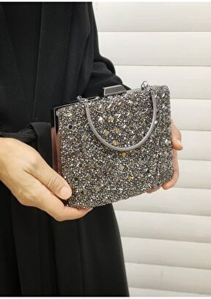 Abiye Çanta Kadın Taşlı Abiye Clutch Portföy Çanta GP1111ABİYE modelleri