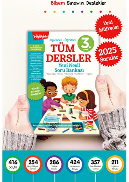 3. Sınıf Tüm Dersler Yeni Nesil Soru Bankası LGS Hazırlık İçin Kolektif
