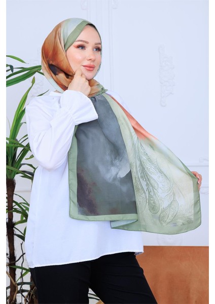 Modern Çiçek Desenli Dijital Soft Şal modelleri