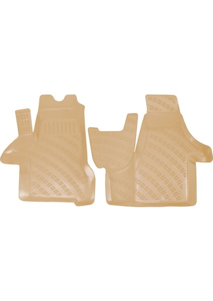 Rizline Volkswagen T6 2015-2019 Ile Uyumlu 3D Havuzlu Paspas Bej