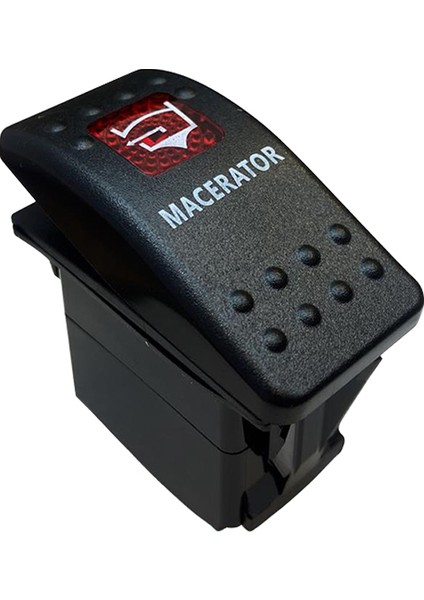Macaratör Sembollü Işıklı 3 Pinli On-Off 12-24V Marin Switch fiyatları