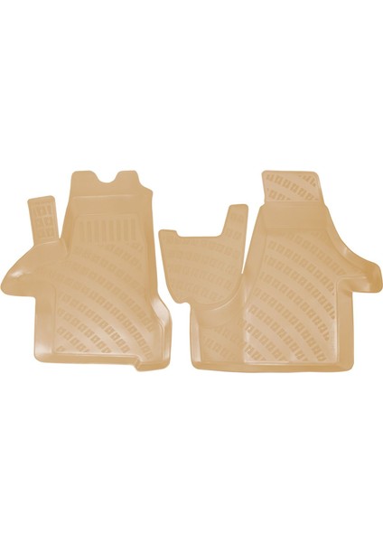 Rizline Volkswagen T5 2003-2015 Ile Uyumlu 3D Havuzlu Paspas Bej