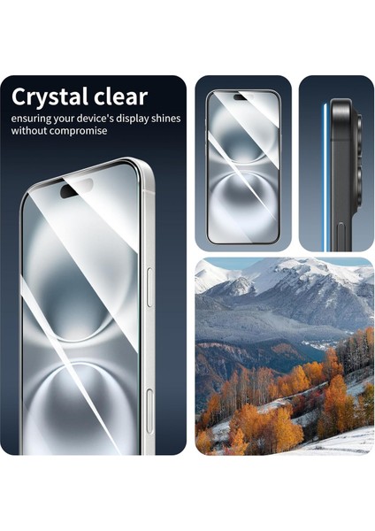 3 Adet iPhone 17 / iPhone 17 Pro Uyumlu Temperli Cam Ekran Koruyucu Kırılmaz Cam (3 Adet) indirimleri