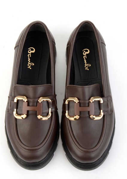 Kahve Kadın Loafer Ayakkabı K01021050009 fırsatları