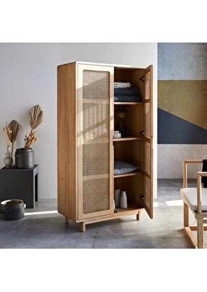 Hazeran Detaylı Masif Ahşap Büfe, Vitrin, Erzak Dolabı, Gardırop 160X85 cm modelleri