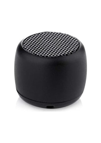 Szmaster Mini Bluetooth Siyah Hoparlör Taşınabilir Yüksek Sesli Şarjlı Hoparlör