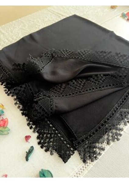 Hazır Oyalı Namaz Baş Örtüsü Oyalı Tülbent