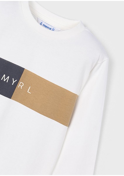 3’lü Erkek Çocuk Takım | 4-10 Yaş | Kahve Hırka + Ekru Baskılı Tişört + Antrasit Eşofman Altı