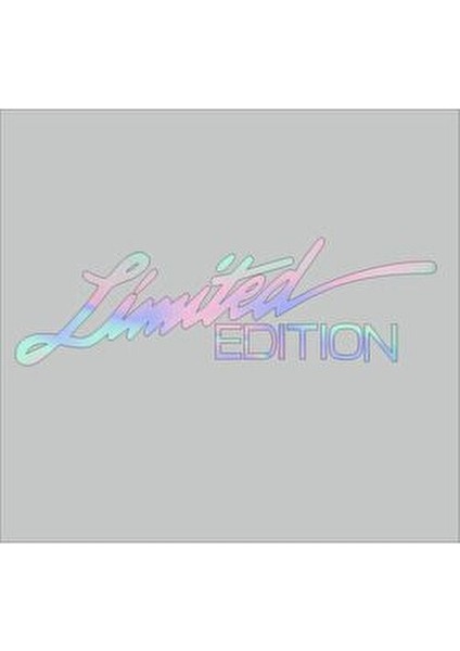 Limited Edition Uyumlu Sticker Araba Motorsiklet Oto Pc Sticker 20CM*4,5CM Hologram