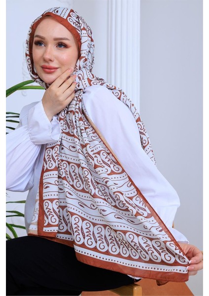 Karmaşık Desenli Dijital Soft Şal