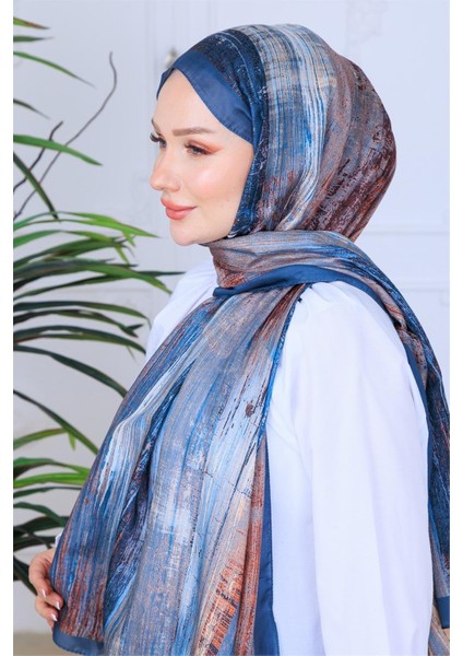 Abstrack Desenli Dijital Soft Şal fırsatları