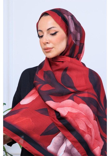 Modern Suluboya Çiçek Desenli Dijital Soft Şal indirimleri