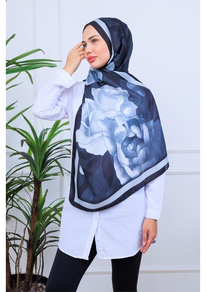 Modern Suluboya Çiçek Desenli Dijital Soft Şal modelleri