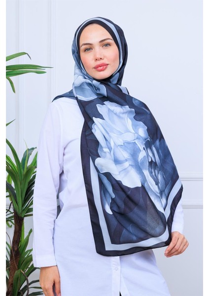Modern Suluboya Çiçek Desenli Dijital Soft Şal indirimleri