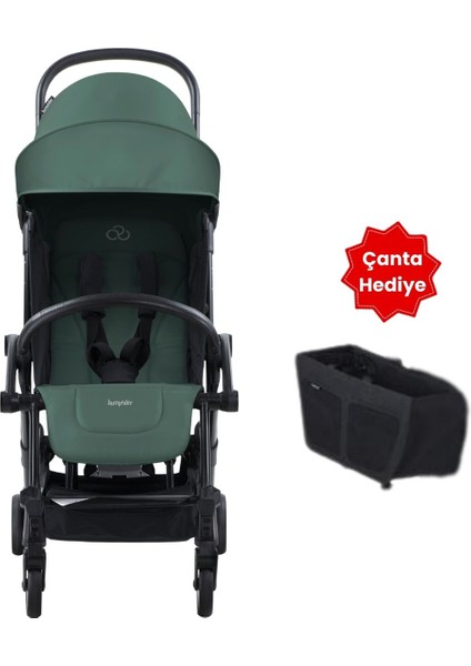 Connect 3 Bebek Arabası / Black-Olive Yan Düzenleyici Çanta Hediyeli fiyatları