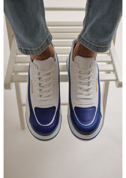 Signature Line Up Erkek Bağcıklı Sneaker Sax Beyaz fiyatları