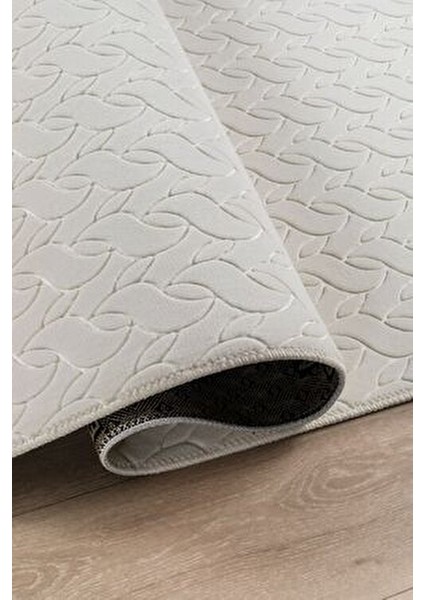 Oslo Premium Vl Yıkanabilir Kaymaz Tabanlı Saçaklı Kesme Rulo Halı Yolluk Krem 4001 indirimleri