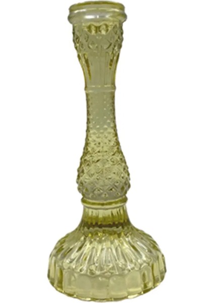 20X12 cm Cam Mumluk (Zeytin Yeşili)