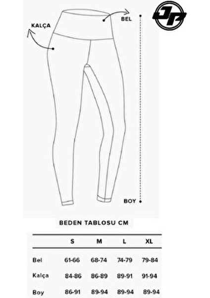 Push Up Toparlayıcı Tayt Kadın Yüksek Bel Dar Paça Siyah Konforlu Tasarım