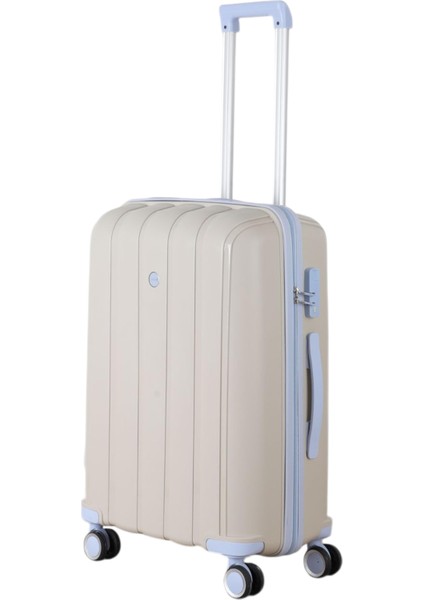 Polipropilen 3'lü Valiz Seti Orta & Kabin & Makyaj V305 modelleri