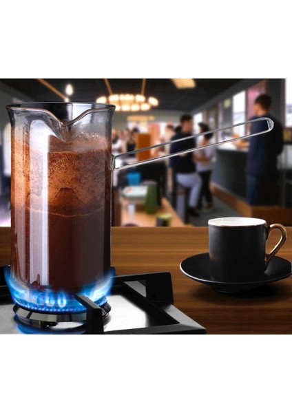 Borosilikat Cam Cezve 350 ml