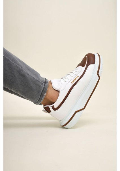 Signature Line Up Erkek Bağcıklı Sneaker Taba Beyaz fiyatları