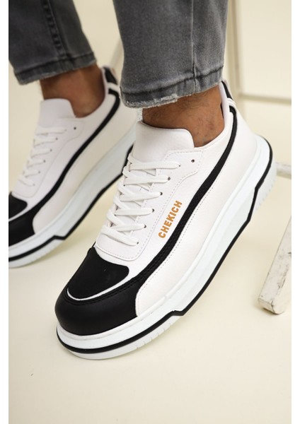 Signature Line Up Erkek Bağcıklı Sneaker Siyah Beyaz modelleri