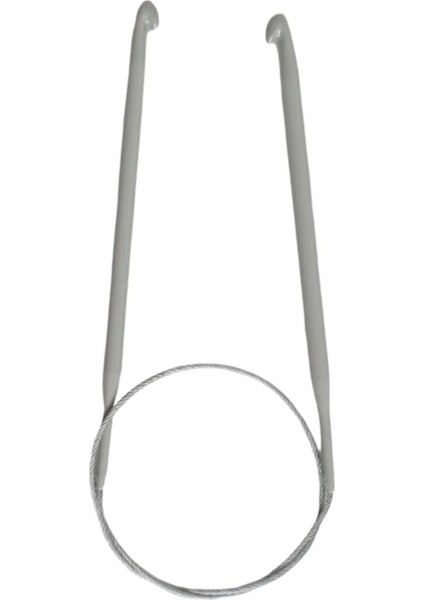 Misinalı Çelik Gagalı Tığ Şiş 6 Numara 60 cm