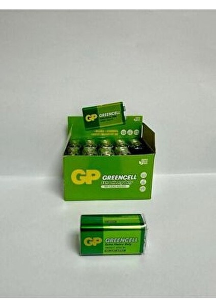 Gp Grencell 9 Volt Pil - 9V Abajur Pili-9 Volt Çift Başlı Kare Pil ( 1 Adet)