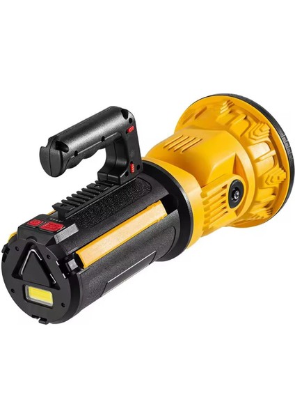 MX-W5164-3 Kırmızı Mavi Çakarlı Cob Ledli Şarjlı Kamp El Feneri Işıldak modelleri