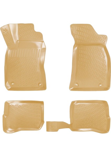 Rizline Volkswagen Passat B5 1997-2006 Ile Uyumlu 3D Havuzlu Paspas Bej
