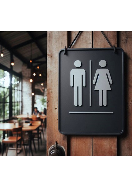 Modern Wc Kapı Yönlendirici Levha fiyatları