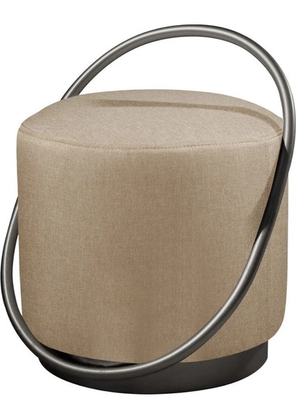 Loop Serisi Puf, Metal Halkalı Puf, Makyaj Oturağı ,puf Bench Montajsız Oturak Siyah Metal Ayaklı fiyatları