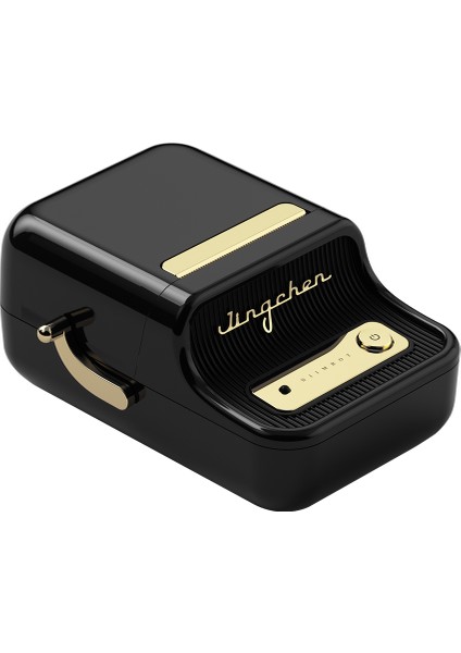 B21 Pro Bluetooth Taşınabilir Termal Etiket Yazıcı - Siyah (300DPI)