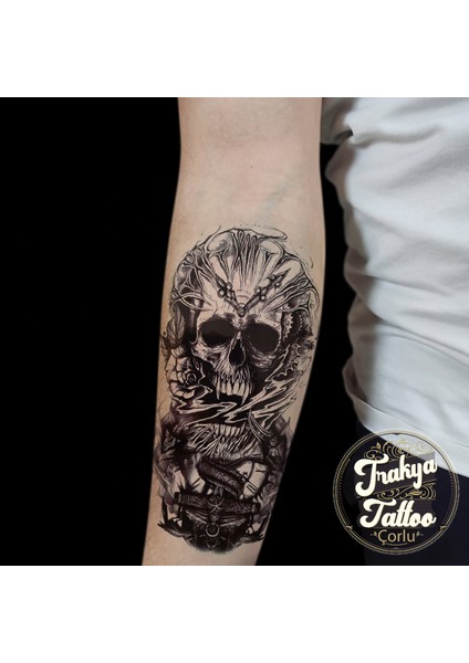 Geçici Dövme 1-2 Hafta Kalıcı Yarım Kol Kurukafa fiyatları