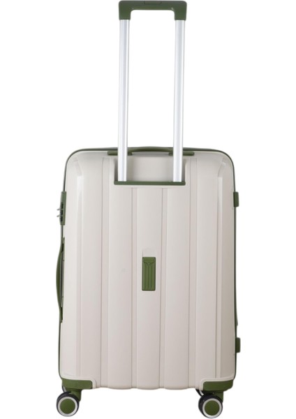 Polipropilen 3'lü Valiz Seti Büyük & Kabin & Makyaj V305 modelleri