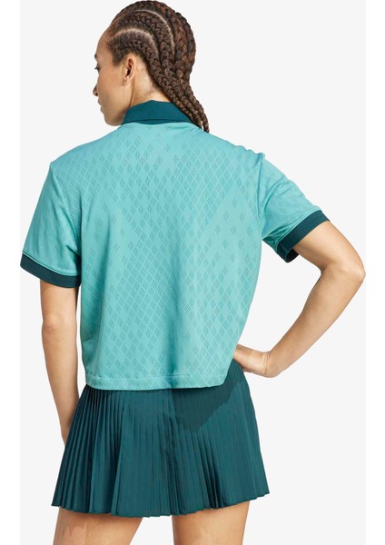 Tennis Pro Climacool Kadın Yeşil Tenis Polo.- modelleri