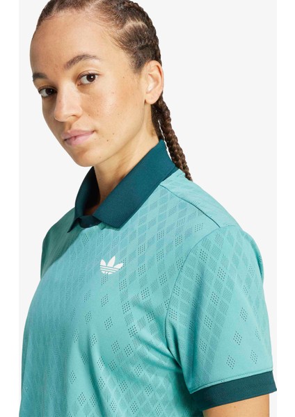 Tennis Pro Climacool Kadın Yeşil Tenis Polo.- indirimleri
